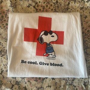 Red Cross Snoopy T Shirt Size Unisex 2XL